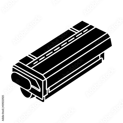 toner cartridge icon, toner cartridge line art - simple line art of toner cartridge, perfect for toner cartridge logos and icons