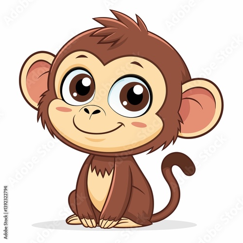 Cartoon monkey vector 