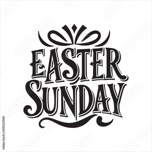 easter sunday silhouette vector art