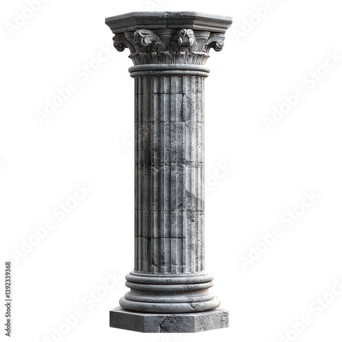 Stone pillar with columns png ancient pillar png Greek column png stone column png architectural pillar png isolated stone pillar png transparent background image