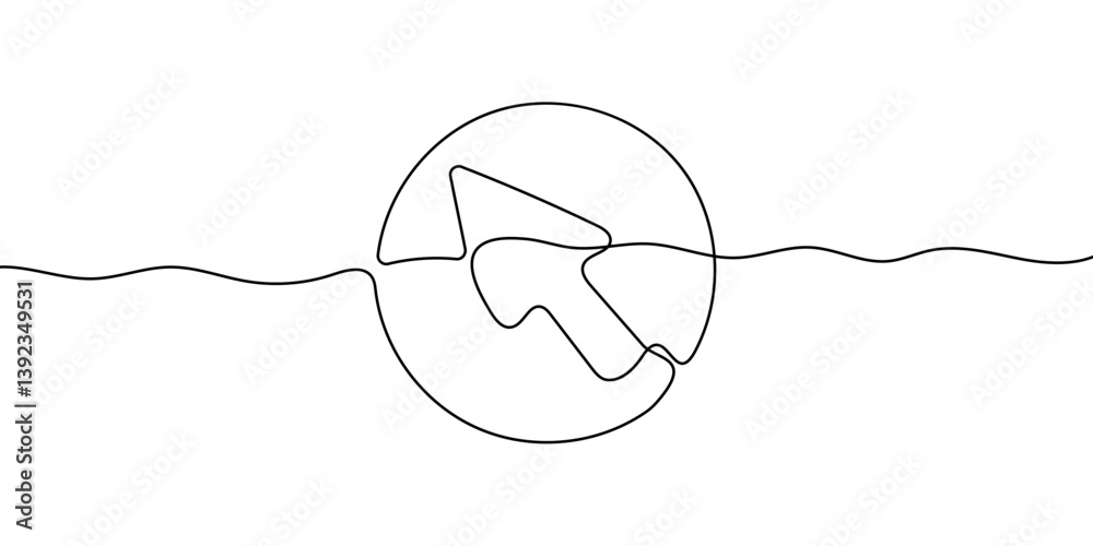 Obraz premium Computer mouse click cursor. Load symbol. Pointer cursor icon. Cursors icons click set. Clicking cursor, clicks icons.