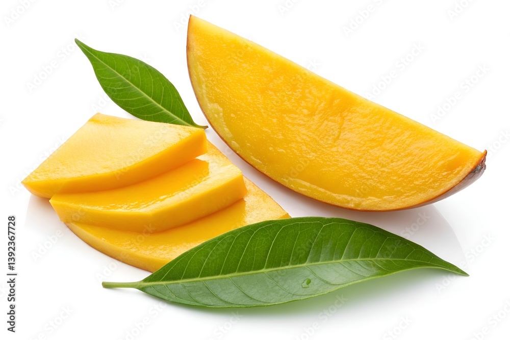 Mango and leaf Mango and leaf