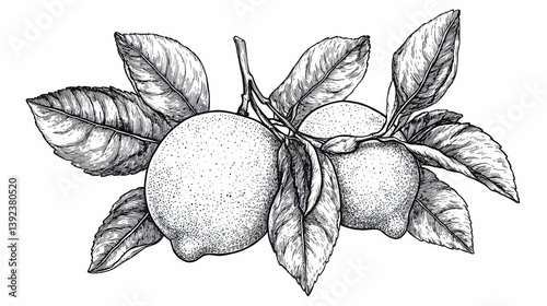 lemon drawing illustration