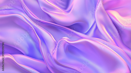 background Abstract vibrant flowing fabric folds purple colour