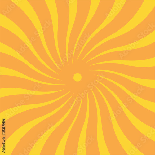  Energetic orange and yellow sunburst with radiating rays. Perfect for retro pop art, comic design, upbeat posters, and summer-themed graphics.