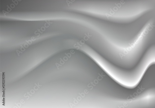 Abstract background with subtle wave effects and metallic gray color gradations that is elegant and modern.