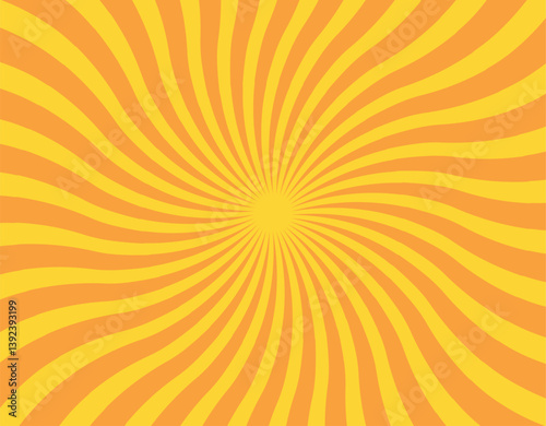  Energetic orange and yellow sunburst with radiating rays. Perfect for retro pop art, comic design, upbeat posters, and summer-themed graphics.