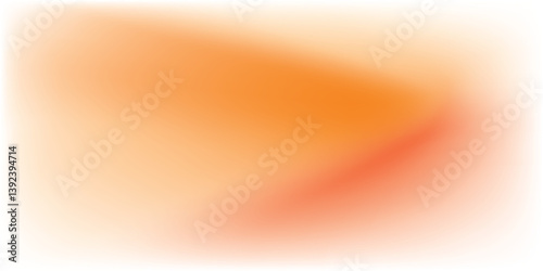 Soft background orange white gradient color. Minimalist fluid background. vector eps 10