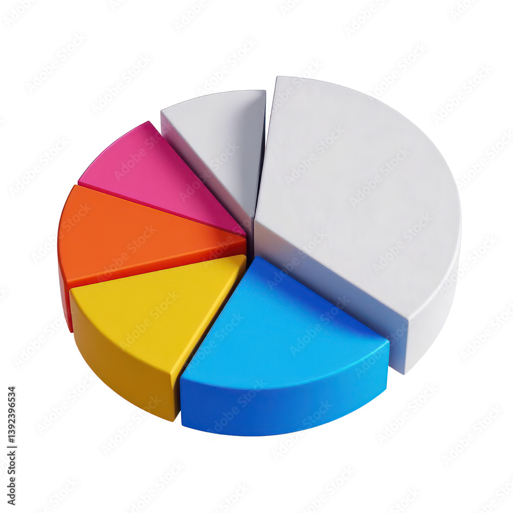 Pie Chart Illustrating Business Analytics Finance Data Or Marketing Strategy On Transparent Background, Generative AI Pie Chart Illustrating Business Analytics Finance Data Or Marketing Strategy On Transparent Background, Generative AI