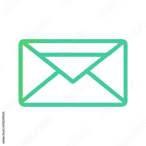 Envelope Icon Representing Email or Messages Icon Design