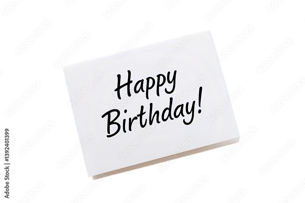 handwritten message that reads 'Happy Birthday!' handwritten message that reads 'Happy Birthday!'