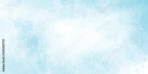 Abstract pastel watercolor with splash paint texture or grunge background design Cyan vintage marbled textured background