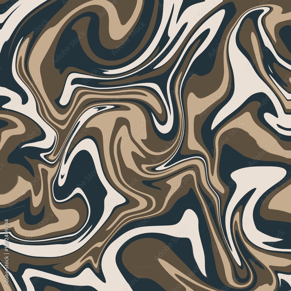 Obraz premium Abstract seamless pattern with waves