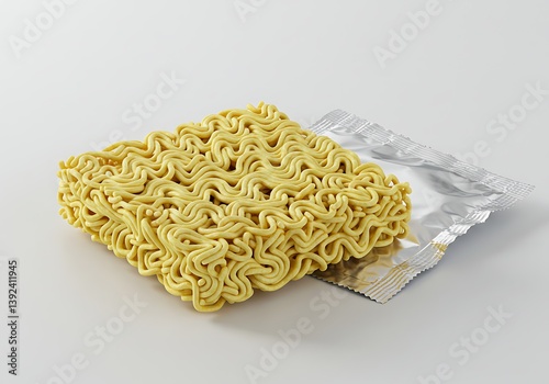 Ramen Noodle Block with Seasoning Packet