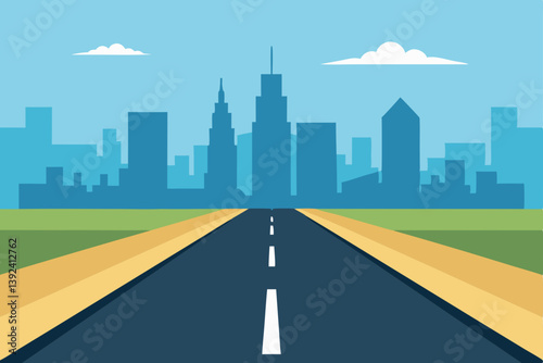 road in the city