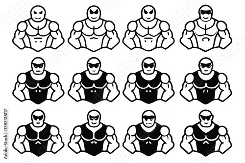 Powerlifter Prime Line Art Portraying Powerlifting and Maximum Performance
