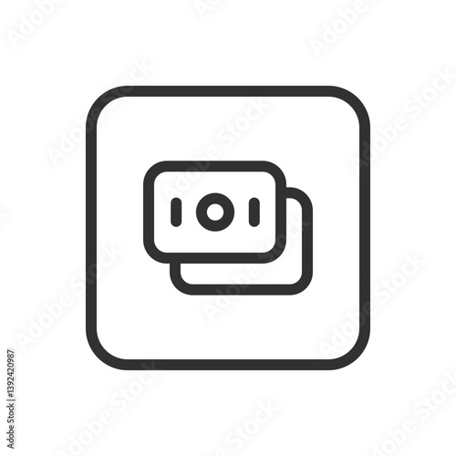 Money Banknote Icon - Cash, Currency, Financial Transaction, Payment, Banking, Money Management, Investment, Economic Wealth, Cash Flow, Finance, Business Finance, Banknote Illustration, Digital Curre