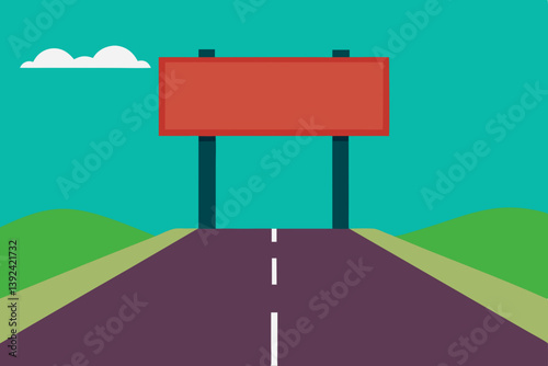 billboard on the road