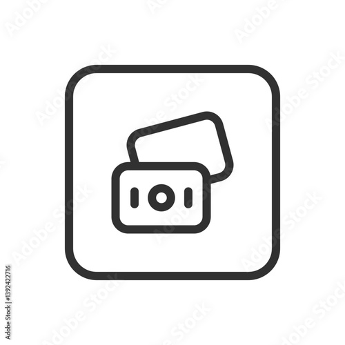 Money Banknote Icon - Cash, Currency, Financial Transaction, Payment, Banking, Money Management, Investment, Economic Wealth, Cash Flow, Finance, Business Finance, Banknote Illustration, Digital Curre