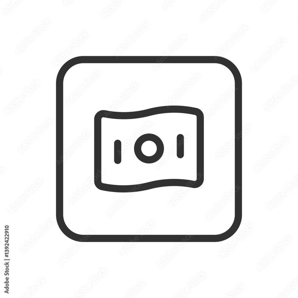 Money Banknote Icon - Cash, Currency, Financial Transaction, Payment, Banking, Money Management, Investment, Economic Wealth, Cash Flow, Finance, Business Finance, Banknote Illustration, Digital Curre Money Banknote Icon - Cash, Currency, Financial Transaction, Payment, Banking, Money Management, Investment, Economic Wealth, Cash Flow, Finance, Business Finance, Banknote Illustration, Digital Curre