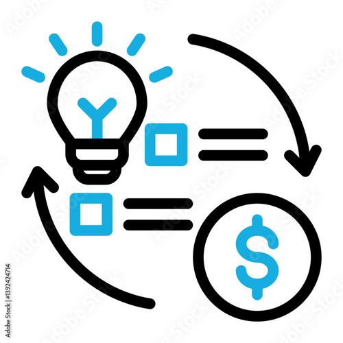Method Icon Line Color Style for Startup Business Pack Icon Themes