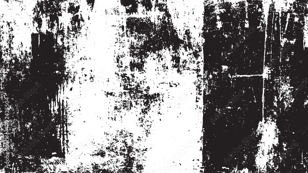Obraz premium Grunge texture white and black. Sketch abstract to Create Distressed Effect. A transparent rustic and grunge black and white texture