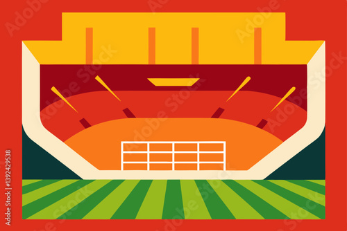 vector illustration of a retro radio
