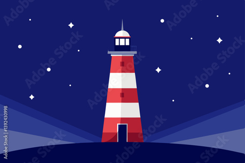 lighthouse in the night