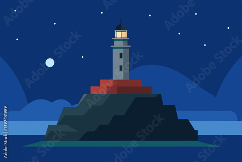 lighthouse on the island