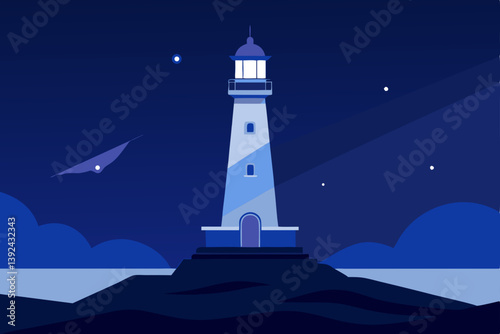 lighthouse on the island