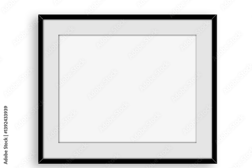 A blank picture frame, ready to display artwork or photographs. A blank picture frame, ready to display artwork or photographs.