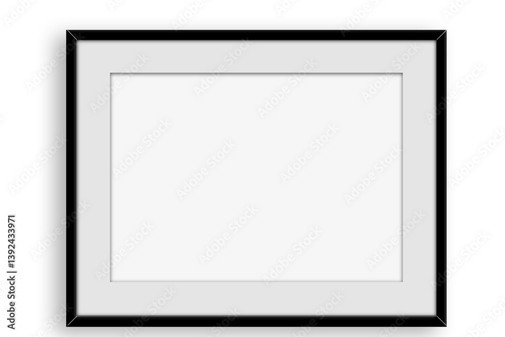 A blank picture frame ready for artwork or a photograph display. A blank picture frame ready for artwork or a photograph display.