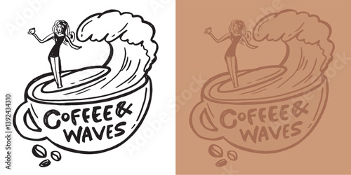 Fancy hand drawn doodle lettering quote. Lettering for t-shirt design, mug print, bag print, clothes fashion. 100% hand drawn vector image.