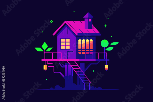 vector illustration of a house