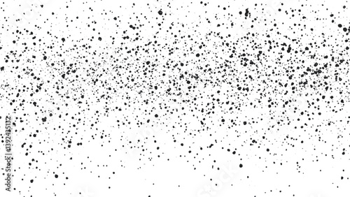 Scratched paper or cardboard texture Abstract vector noise. Small particles of debris and dust. 