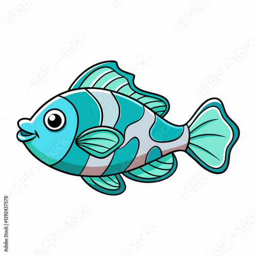 fish on a white background
