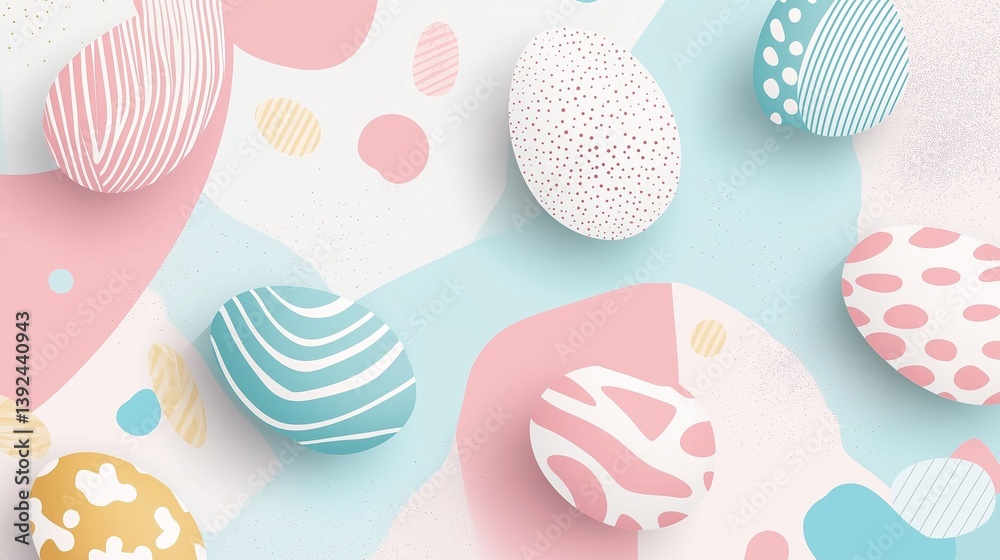 Modern Easter Abstract Background