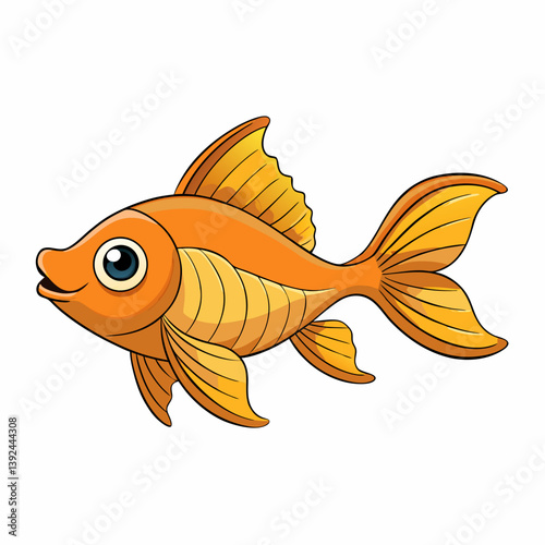 gold fish cartoon