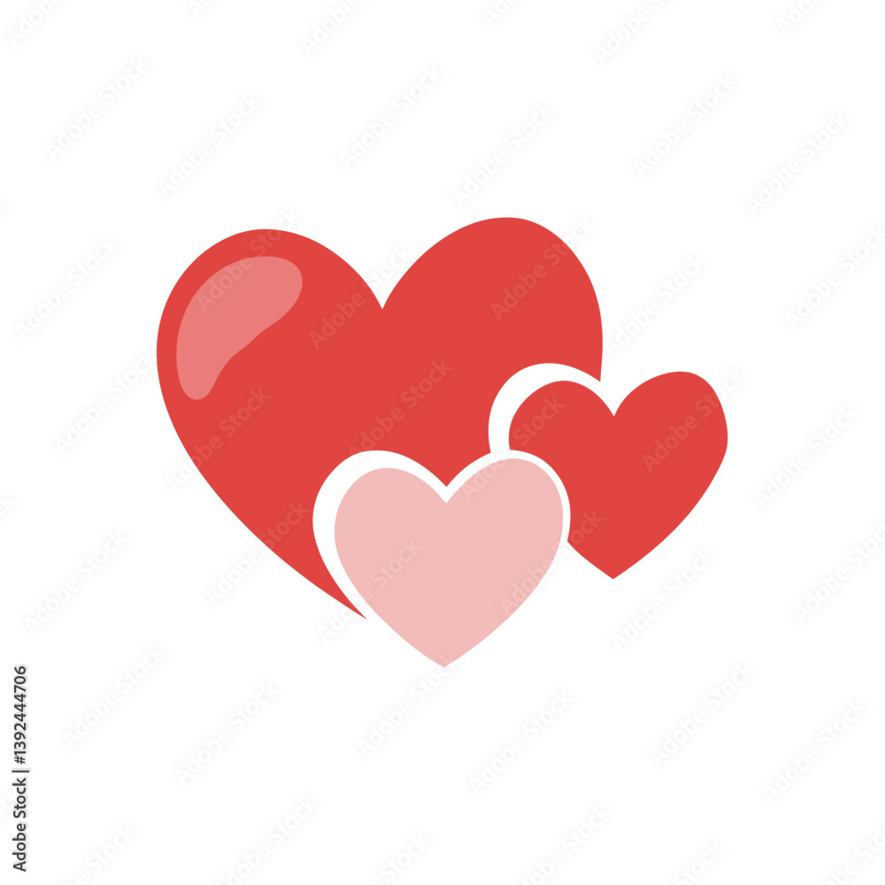 red heart isolated on white red heart isolated on white