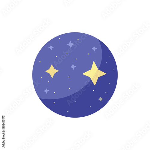 moon and stars
