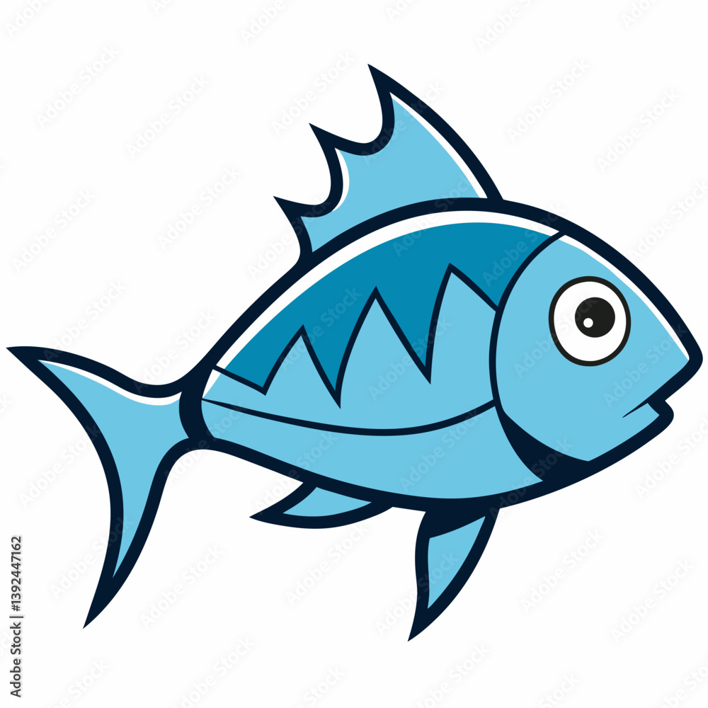 Obraz premium fish on a white background