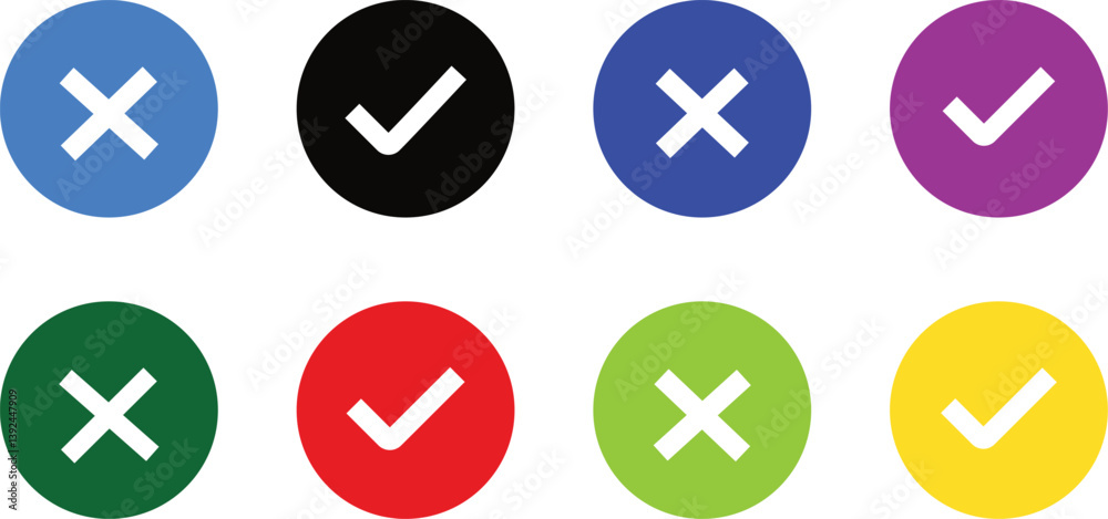 red cross mark icon set. buttons Vector symbols set, Check Mark Illustration symbol.
red cross mark icon set. buttons Vector symbols set, Check Mark Illustration symbol.