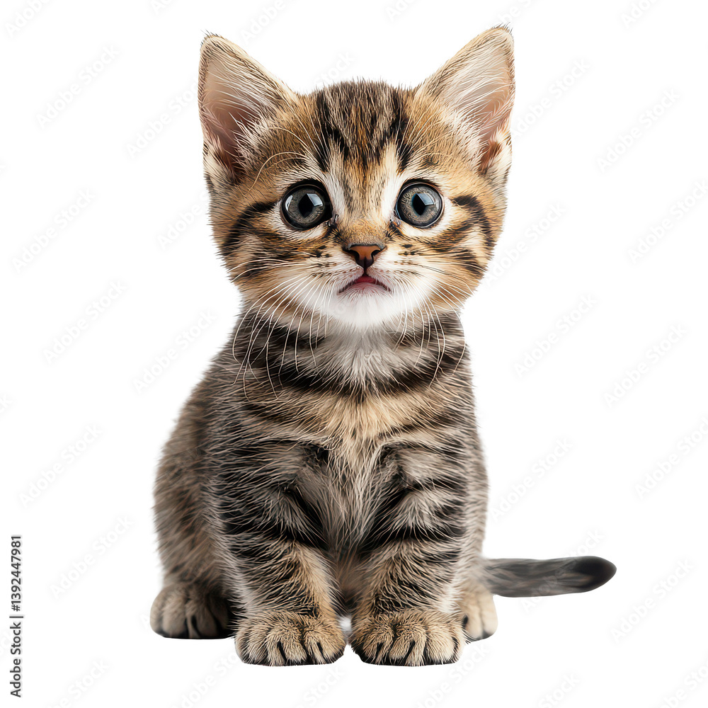 Curious kitten exploring a small space isolated on white background png playful kitten in small space PNG white background curious kitten image