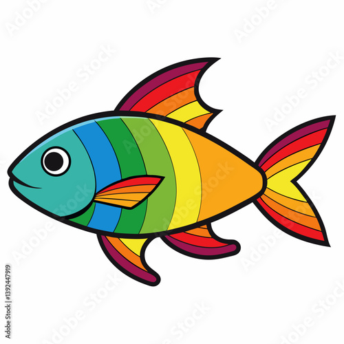 vector illustration of fish