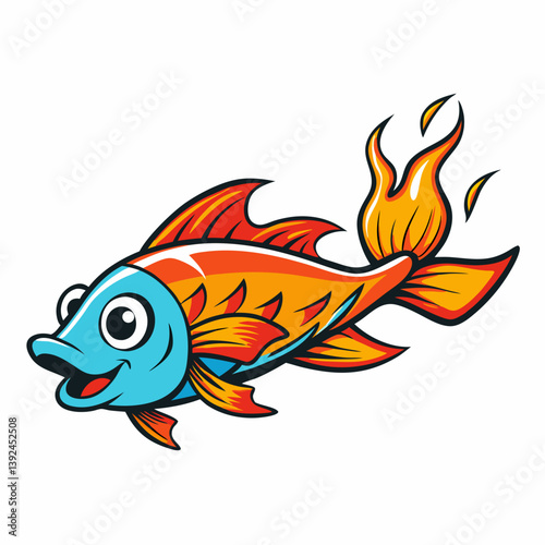 goldfish jumping out of the water