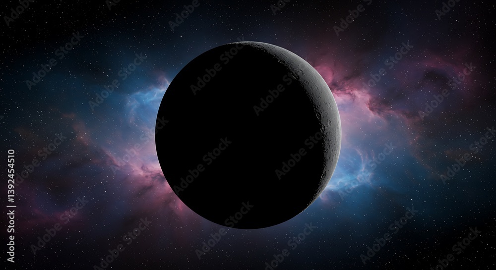 Obraz premium Cosmic Embrace AI Generated