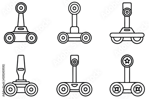 Powermover Elite Line Art Illustration of Cutting Edge Motion Systems