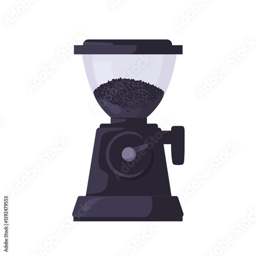 Moka pot isolated white background 