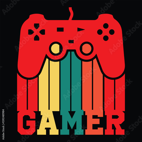 Gaming t shirt design