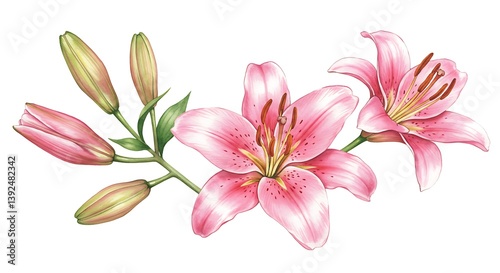 Blush & Bloom AI Generated